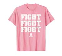 Ruban de Sensibilisation au Cancer du Sein - Fight Fight Fight Combat Combat T-Shirt