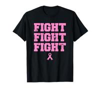 Ruban de Sensibilisation au Cancer du Sein - Fight Fight Fight Combat Combat T-Shirt