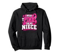 Ruban de Sensibilisation au Cancer du Sein « I Wear Pink for My Niece » Sweat à Capuche