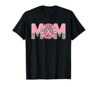 Ruban de Sensibilisation au Cancer du Sein pour Maman - Motif léopard T-Shirt