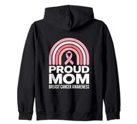 Ruban de Sensibilisation au Cancer du Sein Proud Mom Sweat à Capuche