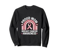 Ruban de Sensibilisation au Cancer du Sein Proud Mom Sweatshirt