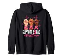 Ruban de Sensibilisation au Cancer du Sein Support Squad Sweat à Capuche