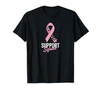 Ruban de Sensibilisation au Cancer du Sein Support Squad T-Shirt