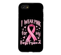 Ruban de Sensibilisation au Cancer « I Wear Pink for My Best Friend » Coque pour iPhone SE (2020) / 7/8
