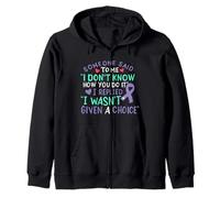 Ruban de Sensibilisation au Cancer - Lavande - Fighting Hope - Chemo Sweat à Capuche