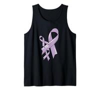 Ruban de Sensibilisation au Cancer Violet Débardeur