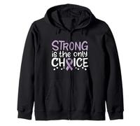 Ruban de Sensibilisation au Cancer Violet Survivor Chemo Sweat à Capuche