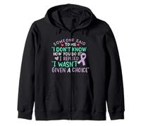 Ruban de Sensibilisation au Cancer Violet Sweat à Capuche