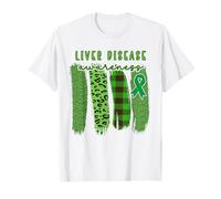 Ruban de Sensibilisation aux Maladies du Foie et aux Coups de Pinceau T-Shirt