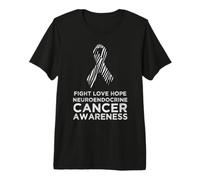 Ruban de Sensibilisation aux Maladies neuroendocriniennes Contre Le Cancer zèbre T-Shirt Haut de Gamme