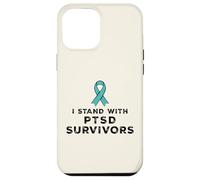 Ruban de Sensibilisation aux survivants du SSPT I Stand with Coque pour iPhone 12 Pro Max