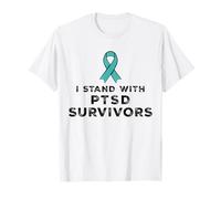 Ruban de Sensibilisation aux survivants du SSPT I Stand with T-Shirt