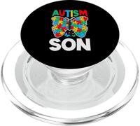 Ruban de Sensibilisation Papillon Autism Son PopSockets PopGrip pour MagSafe