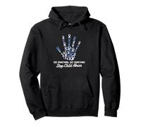 Ruban de sensibilisation « See Something Say Somethin Stop Child Abuse » Sweat à Capuche