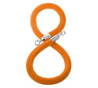 Ruban de signalisation avec cordon Corde multicolore 2-10Ft de barrière de file d'attente de contrôle des foules d'intérieur et d'extérieur(Orange,Length 2.2M/7.2Ft/86.6In)