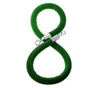 Ruban de signalisation avec cordon Corde multicolore 2-10Ft de barrière de file d'attente de contrôle des foules d'intérieur et d'extérieur(Green,Length 0.6M/2Ft/24In)