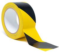 Ruban de signalisation de danger noir et jaune,50 mm de largex33 m de long,Ruban de sécurité d'avertissement, très résistant, rouleau de 33 m de long