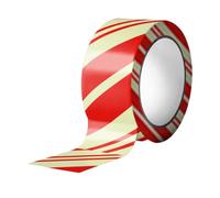 Ruban de signalisation de Noël en rouleau rouleau adhésif lumineux pour | ruban de sécurité d'intérieur pour jardin fête chantier construction maison salon porte escalier