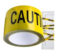 Ruban De Signalisation En Rouleau - Ruban Adhésif D'Avertissement Pour Marquage Au Sol - Adhésif Résistant À L'Usure Avec Rayures Noires Et Jaunes Pour Salles De Sport, Zones Dangereuses, Chantiers Et
