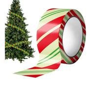 Ruban de signalisation pour Noël Rouleau de barrière lumineuse pour | Ruban d'avertissement de danger pour Porte Chantier Événements Sportifs Escalier Maison Extérieur École Fête