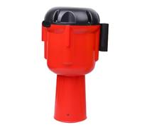 Ruban de signalisation rétractable, Ruban adhésif for cônes de signalisation 2/3/5/10 m, à fixer sur cône, for le blocage voies et les zones piétonnes, avec retour automatique(10M(32FT))