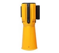 Ruban de signalisation rétractable, Ruban adhésif for cônes de signalisation 2/3/5/10 m, à fixer sur cône, for le blocage voies et les zones piétonnes, avec retour automatique(5M(16FT))