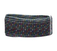 Ruban de soie à pois imprimés |Ruban artisanal en polyester de 25 mm x 10 mètres |Ruban de points d’ondulation pour les arcs de cheveux/Emballage de cadeaux/Couture |Terre - (Printed 2 Ribbons)