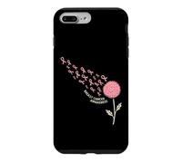 Ruban de Soutien Rose pour la Sensibilisation au Cancer du Sein Pissenlit Coque pour iPhone 7 Plus/8 Plus
