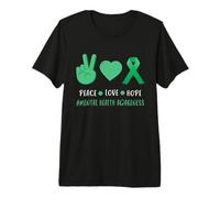 Ruban de Soutien Vert pour la Sensibilisation à la santé mentale T-Shirt Haut de Gamme