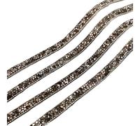 Ruban de strass en cristal auto-adhésif, Autocollant ruban strass auto-adhésif multicolore, 1cm x 1yard, décoration artisanale DIY(Gr)