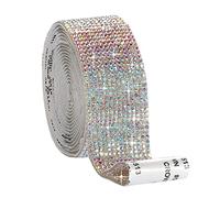 Ruban de strass en cristal pour bricolage Multicolore 2,7 cm