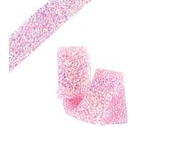 Ruban De Strass Ruban décoratif en strass de 80cm, garniture colorée cristal for tissu, broderies(57,2.5x80cm)