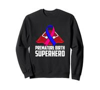 Ruban de Super-héros prématuré pour Naissance prématurée Sweatshirt