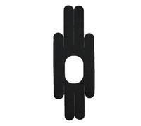 Ruban De Support Musculaire - Ruban Athlétique Pré-coupé, Bandes De Kinésiologie Extensibles | Ruban Adhésif Étanche Convivial Avec Une Ventilation Pour Une Formation De Stabilité Du Genou, Un Ruban S