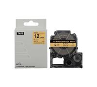 Ruban de texte doré supplémentaire de 12 mm pour événement, artisanat, anniversaire, mariage, réception, garniture, emballage cadeau, étiquettes nominatives