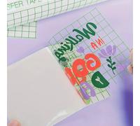 Ruban de transfert en vinyle de qualité supérieure, papier de transfert transparent pour vinyle adhésif, adhérence standard et forte pour Cricut & Silhouette green-standard