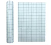 Ruban de transfert en vinyle transparent pour un retrait facile Taille personnalisée pour petits et grands projets d'artisanat, pour autocollants et emblèmes de voiture (30 cm x 20 cm, bleu)