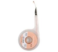 Ruban de tresse à dessouder en cuivre de qualité supérieure pour retrait de précision des joints de soudure - Compatible avec les fers à souder, rouleau de 3 mètres, plusieurs options de largeur (4 mm