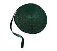 Ruban de velours de 10 m pour décoration saisonnière et travaux manuels, conçu pour l'emballage de cadeaux de Noël et les projets décoratifs à faire soi-même avec un tissu doux (vert foncé)