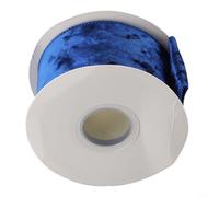 Ruban de velours de Noël pour décoration d'arbres, couronnes et souvenirs, 9 options de couleur (bleu foncé)