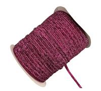 Ruban de velours pailleté de 6 mm, sans élastique, simple face, for serre-tête, nœud décoratif(08)