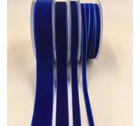 Ruban de velours, Ruban de velours simple face 6/9/16/25 mm, 31 couleurs, for emballage de bouquets faits main, décoration de fête à domicile, ruban de Noël(V014 royal blue,16MM X5Yards)