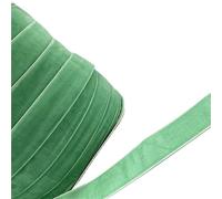ruban de velours vintage, Ruban de velours polyester simple face multicolore 6 mm-38 mm X 3-5 mètres(Ivygreen,20mm x 5yards)