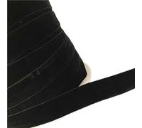 ruban de velours vintage, Ruban de velours polyester simple face multicolore 6 mm-38 mm X 3-5 mètres(Darkgray,10mm x 5yards)