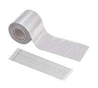 Ruban D'échappement Haute Température | Bande D'étanchéité Isolant Adhésif Tubes Avec 20 Colliers Acier Inoxydable - Ruban De Réparation D'échappement,Pour Poêle Hydraulique Auto Moto HVAC Moteur