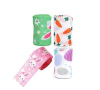 Ruban Décoratif À Bords Renforcés Pour Le Printemps,Kit de 4 Décorations pour Guirlande et Couronne - Ruban pour Emballage de Boîte Cadeau - pour Maison Bureau École Ferme Appartement Patio Porte d'En