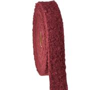 Ruban décoratif Bordeaux aspect laine Ruban de tissu 40mm x 8m