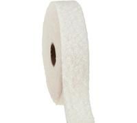 Ruban décoratif Crème 40mm aspect laine Ruban tissu 8m DIY Deco