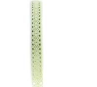 Ruban décoratif dentelle vert 16mm 20m style vintage DIY ruban de bricolage emballage cadeau